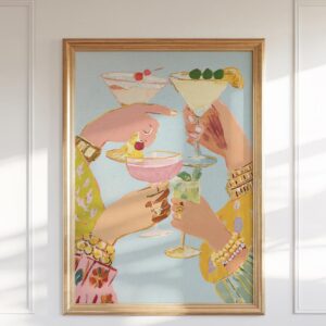 Cocktail Bar Wall Print