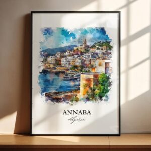 Annaba Algeria Travel Print