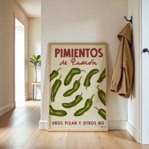 Vintage Padrón Peppers Print