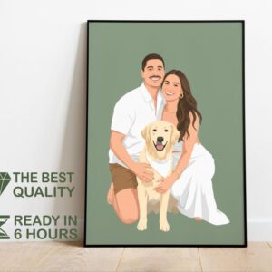 Custom Faceless Portrait Print