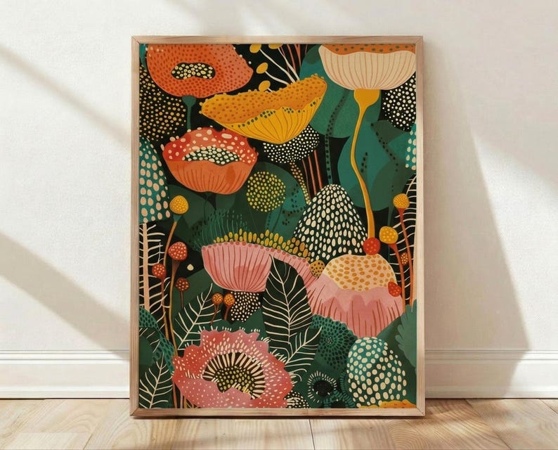 il_794xN.7925253837_8znn.jpg Mid Century Botanical Poster - Image 1