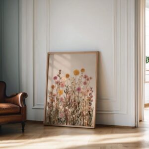 Pressed Wildflower Poster